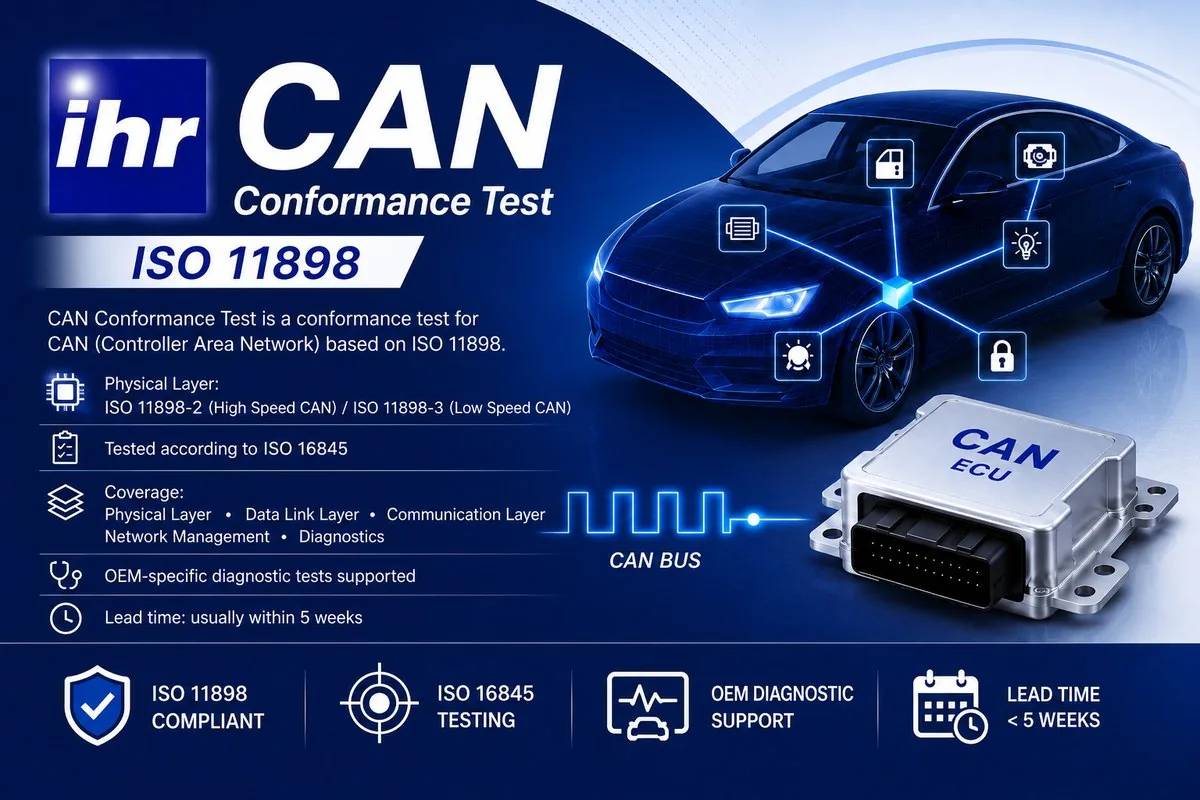 CAN 適合性試験(IHR GmbH)の製品画像