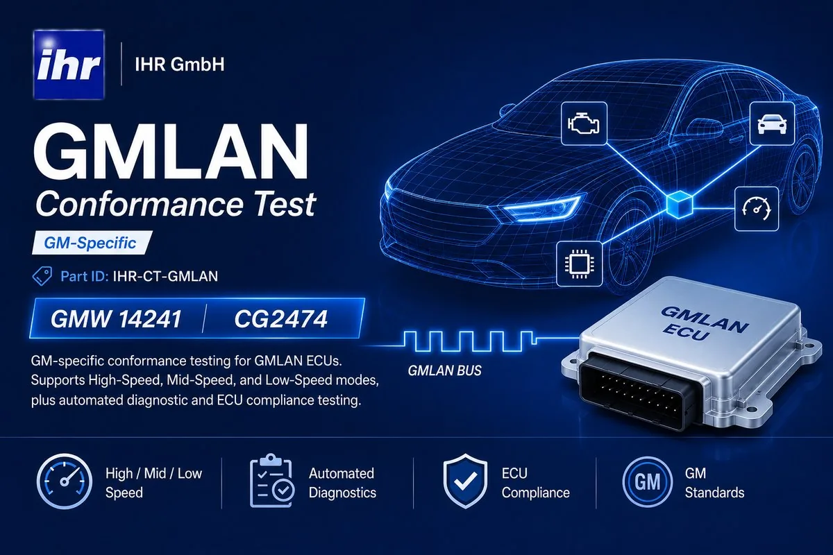 GMLAN 適合性試験(GM固有)(IHR GmbH)の製品画像