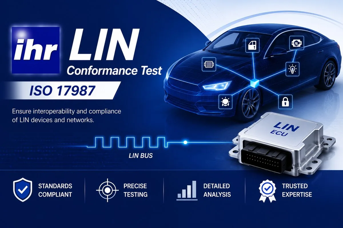 LIN / ISO 17987 適合性試験(IHR GmbH)の製品画像