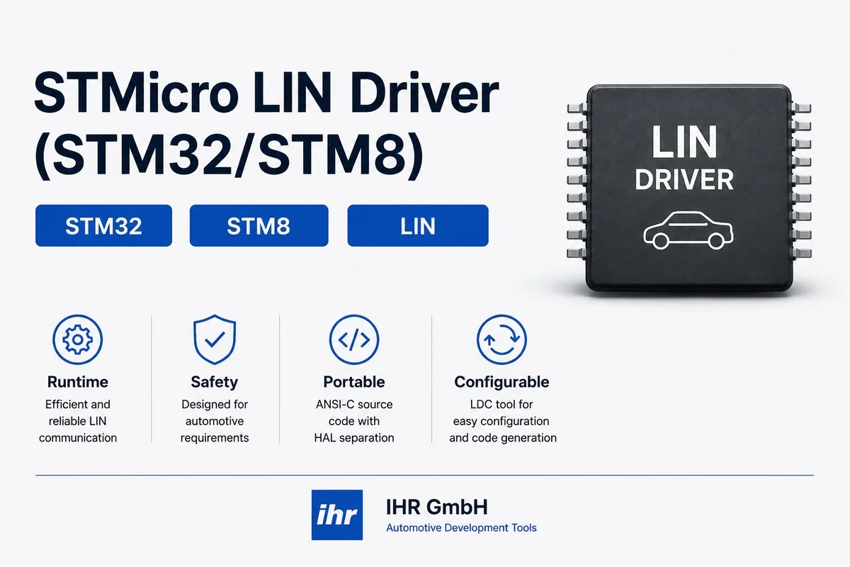STMicro LIN Driver (STM32/STM8)(IHR GmbH)の製品画像
