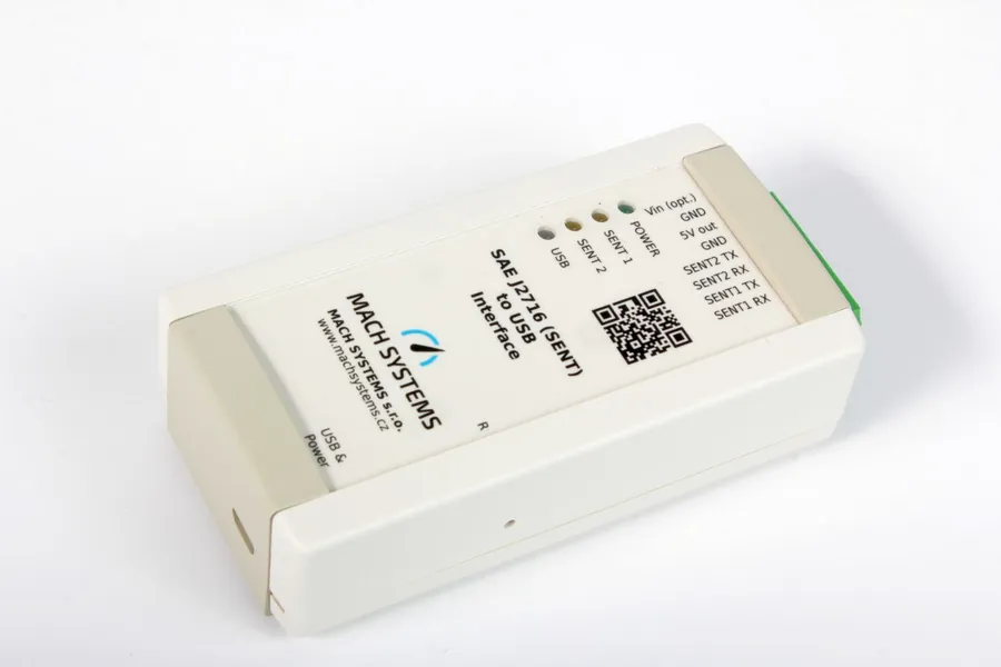 SENT-USB Interface 本体（LED：POWER/SENT1/SENT2/USB）