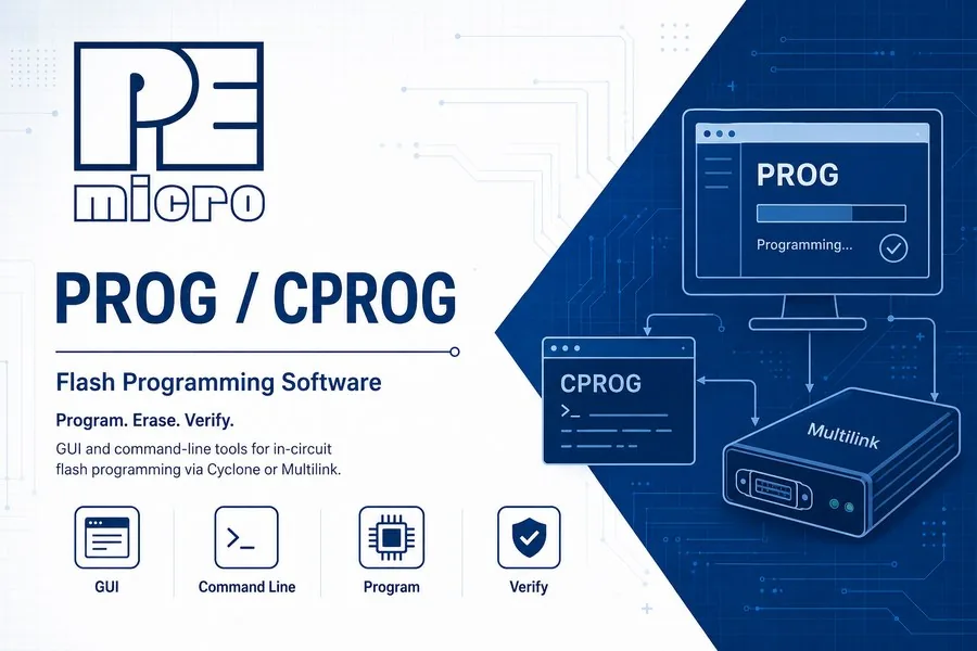 PROG / CPROG — GUI・コマンドラインのインサーキットフラッシュ書き込みソフト