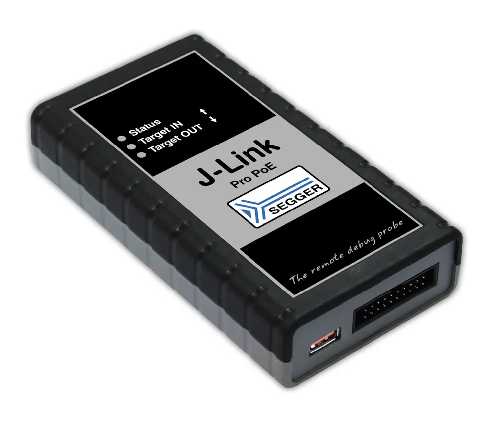 J-Link PRO PoE(ターゲット側USB)